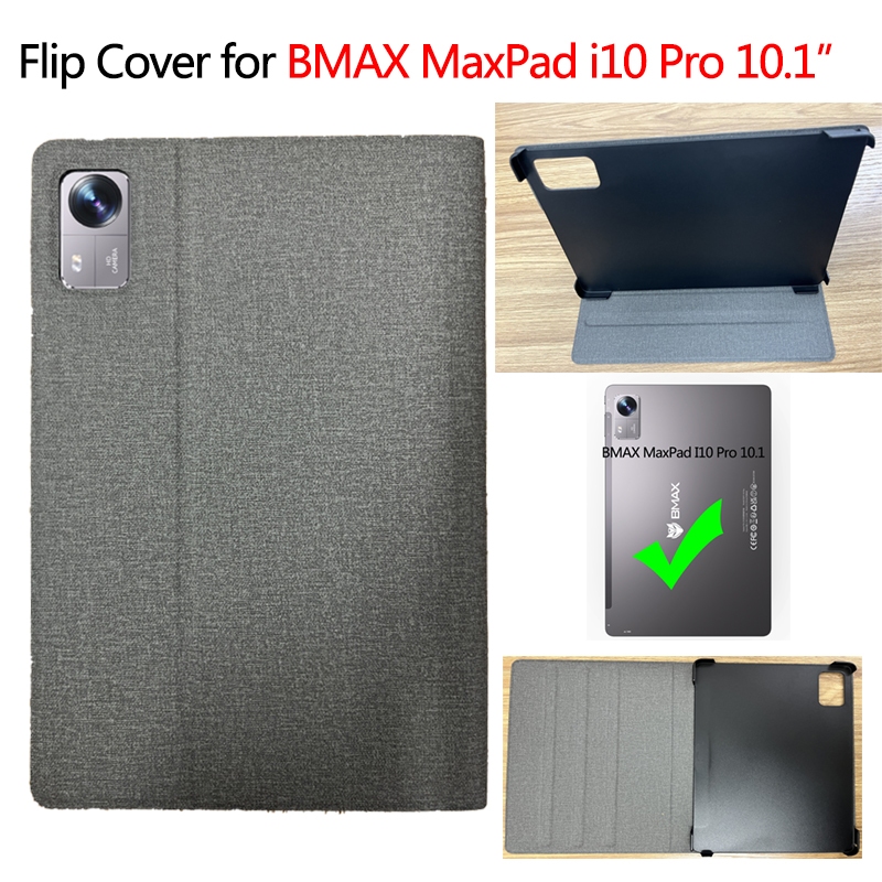 ผ้าสิ่งทอ PU หนังสําหรับ BMAX MaxPad i10 Pro 10.1 ฝาครอบ BMAX Max Pad i10 Pro 10.1 นิ้ว Flip Casing