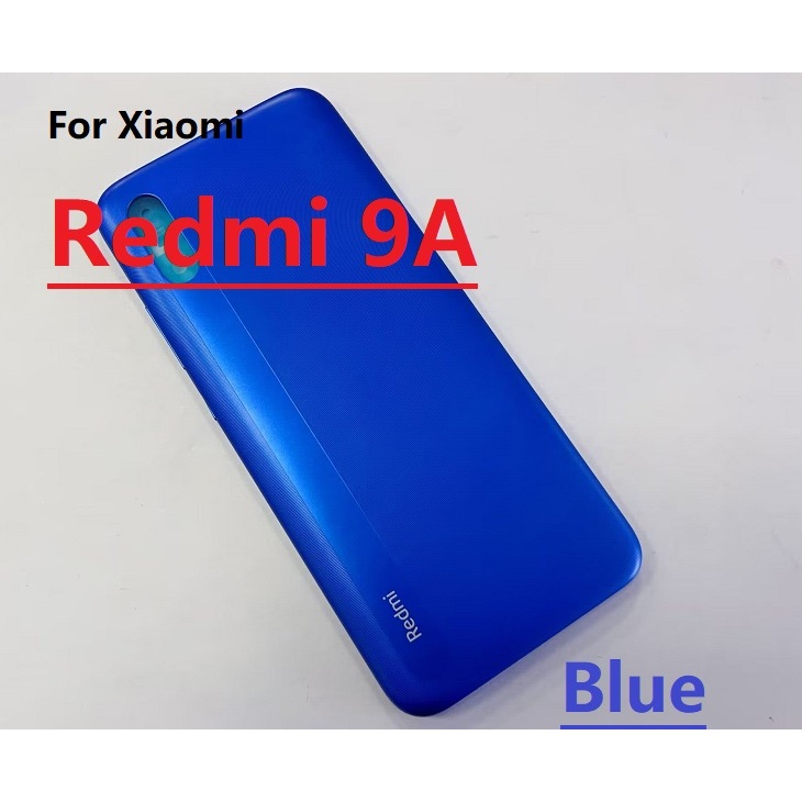 ใหม่ ฝาครอบแบตเตอรี่ ด้านหลัง พร้อมโลโก้ แบบเปลี่ยน สําหรับ Xiaomi Redmi 9A - รูปที่ 5