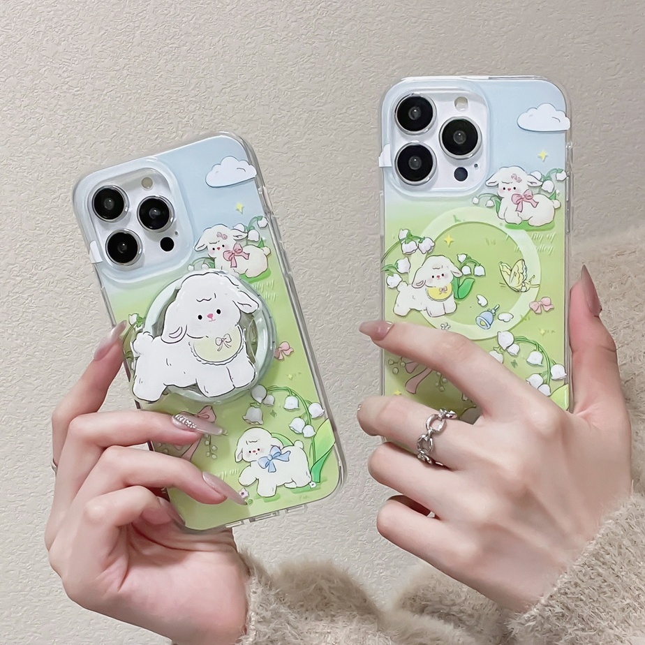 เคสโทรศัพท์มือถืออะคริลิคแม่เหล็ก รองรับแม่เหล็ก สําหรับ iphone case 15 Pro Max 14 Pro Max 13 Pro Max 12 Pro Max