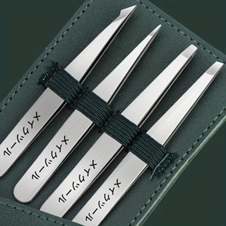 4 in 1 แหนบสเตนเลส คุณภาพสูง แหนบคิ้ว เครื่องมือแต่งหน้า กํา…