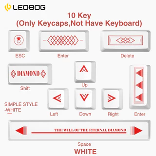 ปุ่มกดคีย์บอร์ด ลายนักบินอวกาศ AULA PBT DIY จํานวน 10 ชิ้น