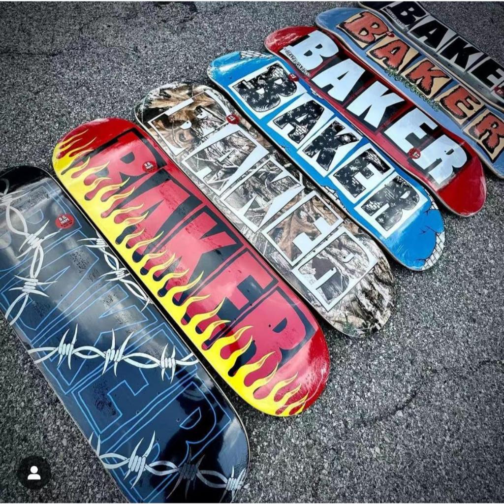 BAKER SKATEBOARD DECK ใหม่ ดาดฟ้าสเก็ตบอร์ด 7 ชั้น 8 นิ้ว 8.25 นิ้ว 8.5 นิ้ว สําหรับผู้ใหญ่