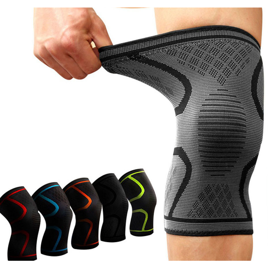 SPORT HOME【ready stock】สนับเข่า แบบยืดหยุ่น ป้องกันการบาดเจ็บ สําหรับเล่นบาสเก็ตบอล วอลเลย์บอล ฟิตเนส วิ่ง ขี่จักรยาน 1 pcs