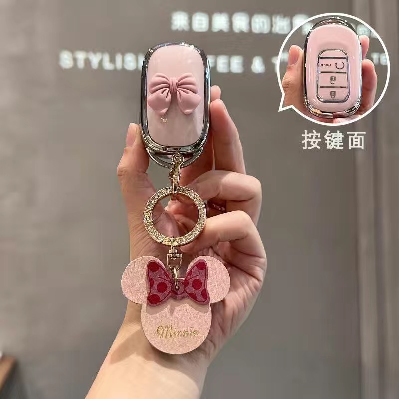 เคสรีโมตกุญแจรถยนต์ สําหรับ Honda Accord Crider XRV Civic Crv City HRV XRV Mobilio 2016-2022 - รูปที่ 5