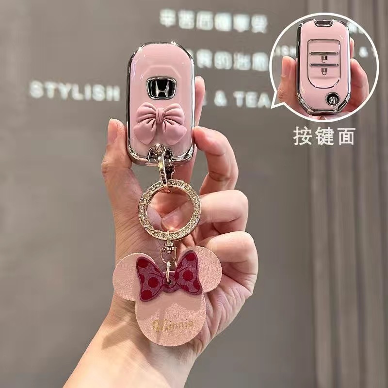 เคสรีโมตกุญแจรถยนต์ สําหรับ Honda Accord Crider XRV Civic Crv City HRV XRV Mobilio 2016-2022 - รูปที่ 6