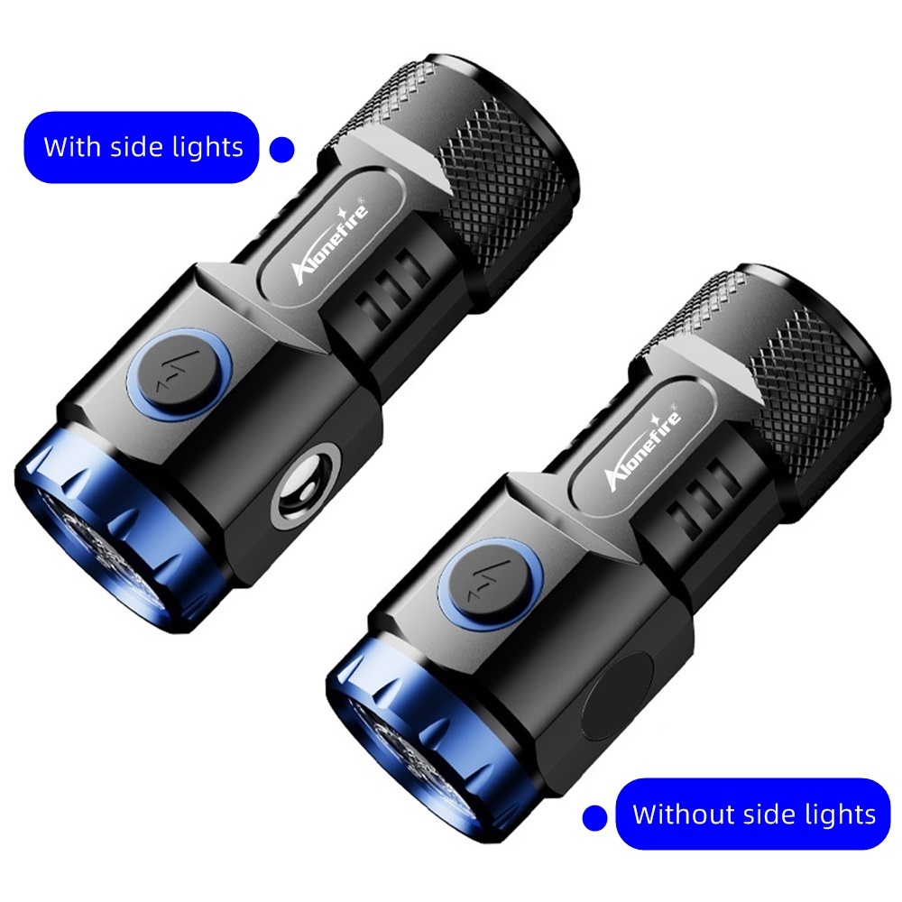 Alonefire X88 6500K 8x P35 LED High Bright Mini Palm ไฟฉายขนาดเล ็ ก USB ชาร ์ จ COB ไฟด ้ านข ้ างเดินป ่ า Camping Home ทํางาน Repai ไฟฉาย ราคา ถูกที่สุด ดีลบีเคเค แกลเลอรีภาพที่ 3