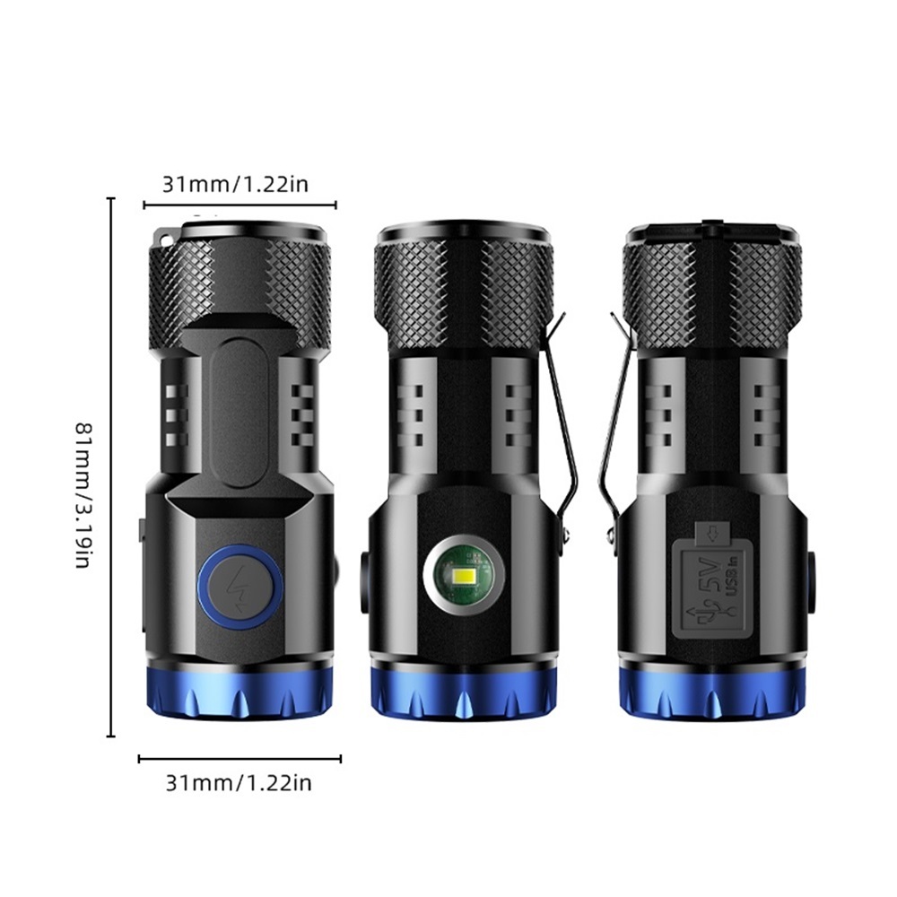 Alonefire X88 6500K 8x P35 LED High Bright Mini Palm ไฟฉายขนาดเล ็ ก USB ชาร ์ จ COB ไฟด ้ านข ้ างเดินป ่ า Camping Home ทํางาน Repai ไฟฉาย ราคา ถูกที่สุด ดีลบีเคเค แกลเลอรีภาพที่ 5