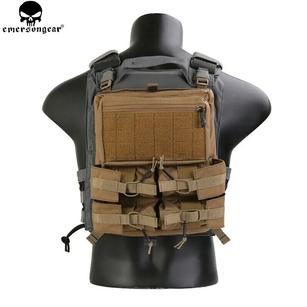 Emersongear Outdoor 420 Vest Rubber Band Storage Bag LXB Style Hydration Back Panel