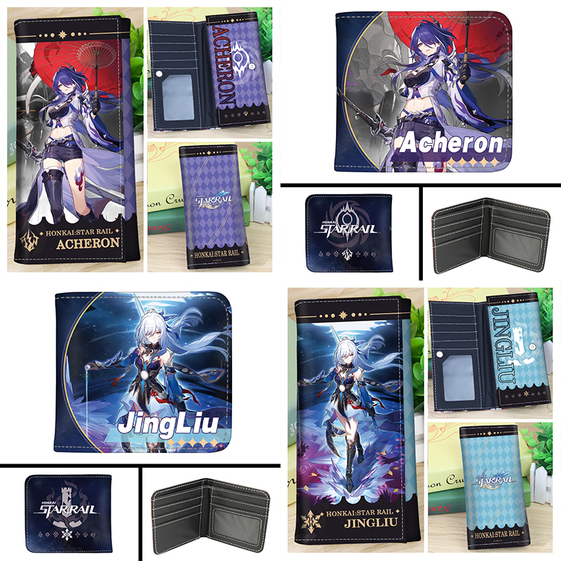Honkai: Star Rail กระเป๋าสตางค์ หนัง PU พับได้