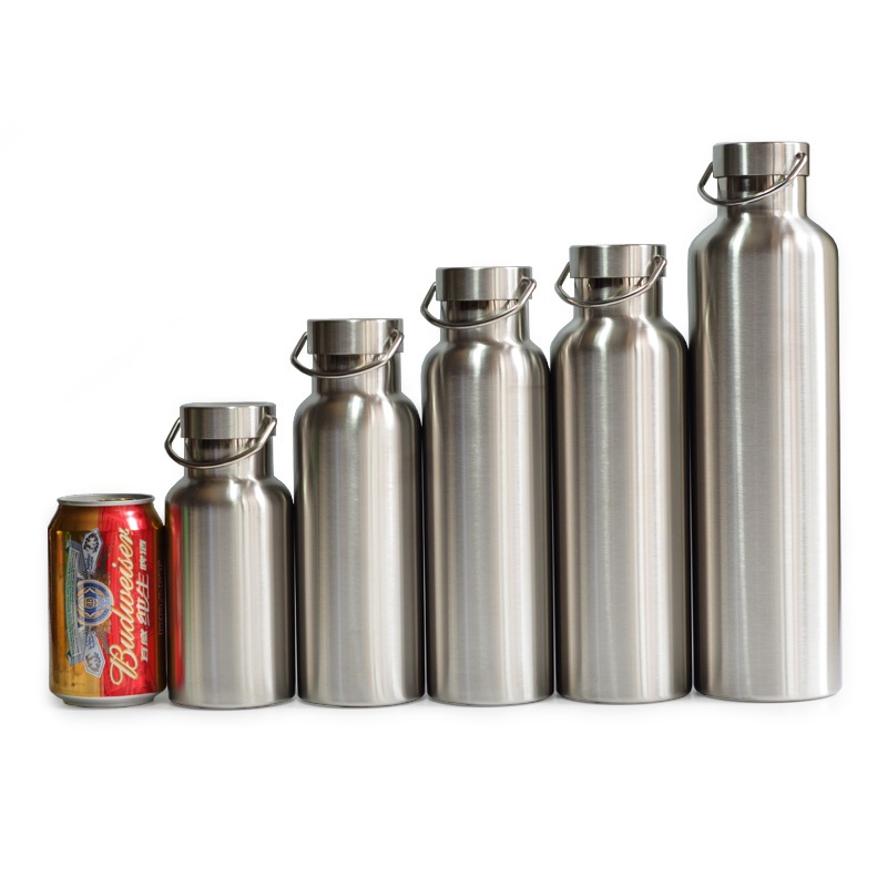 Double Wall สูญญากาศฉนวนขวดน ้ ําแก ้ วกาแฟ Tumbler Thermos SUS304 สแตนเลส BPA ฟรี 1L 1000mL