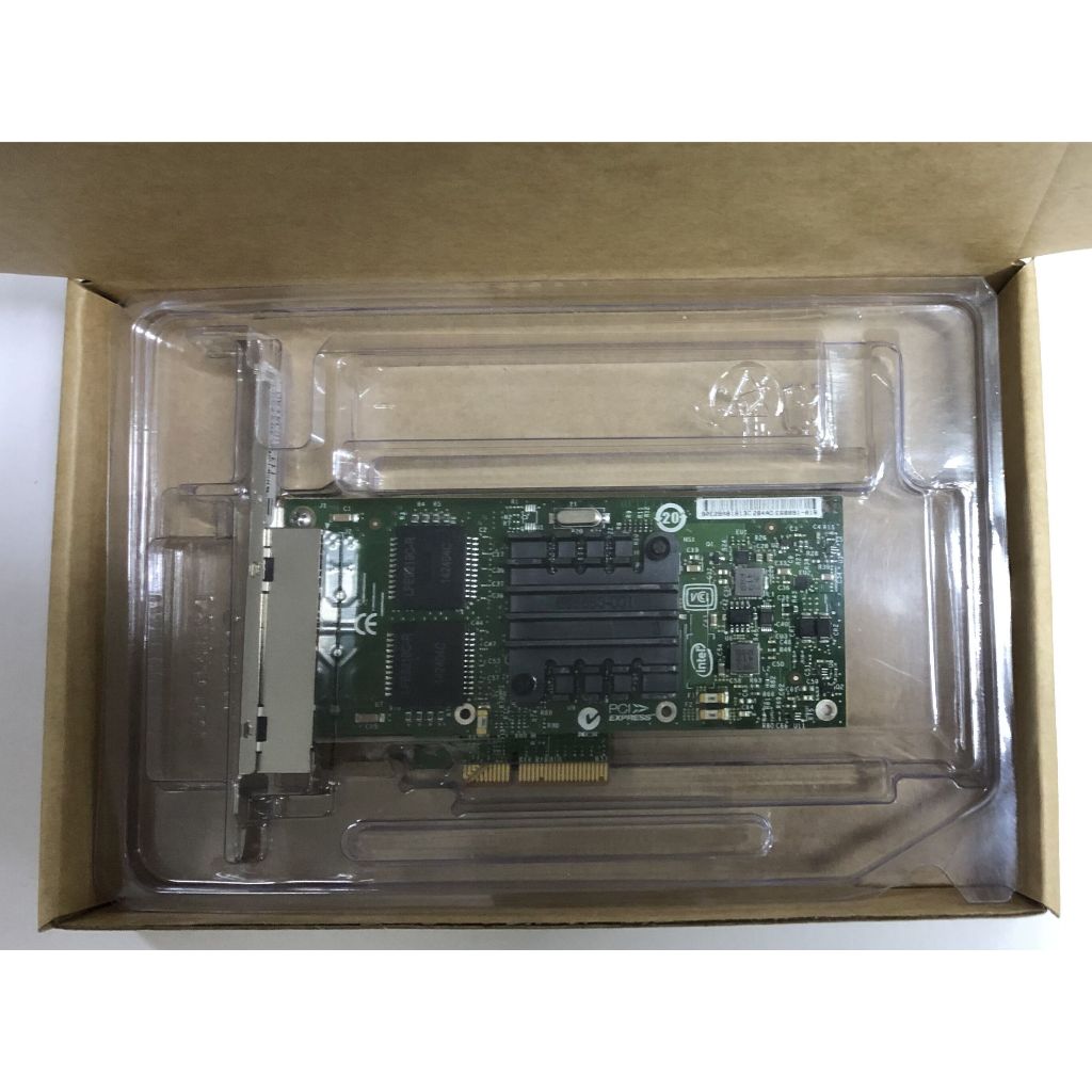 การ์ดเครือข่าย Intel I340-T4 Quad Port 1Gb E1G44HTG1P20 FH/Low Bracket NIC
