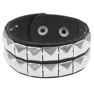 2024 แฟชั ่ น Gothic Skeleton Skull Punk Rivet สร ้ อยข ้ อมือ Retro คู ่ กําไลข ้ อมือ PU หนังสร ้ อยข ้ อมือเครื ่ องประดับของขวัญ