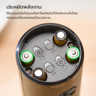 Cliton เครื่องบดไฟฟ้า ปรับความหยาบได้ พร้อมเครื่องบดเซรามิค เครื่องบดพริกไทย วัสดุเกรดอาหาร เพื่อความปลอดภัย