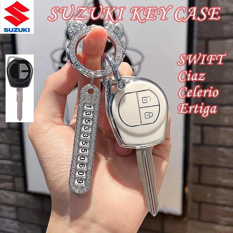 SUZUKI เคสกุญแจรีโมทรถยนต์ TPU สําหรับ SUZUKI SWIFT Ciaz Celerio Ertiga