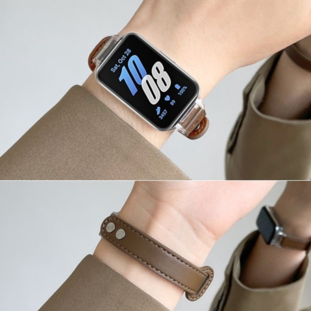 สายนาฬิกาข้อมือหนังนิ่ม แบบบางพิเศษ อุปกรณ์เสริม สําหรับ Samsung galaxy Fit 3 fit3 fit3 fit3 Samsung Fit 3