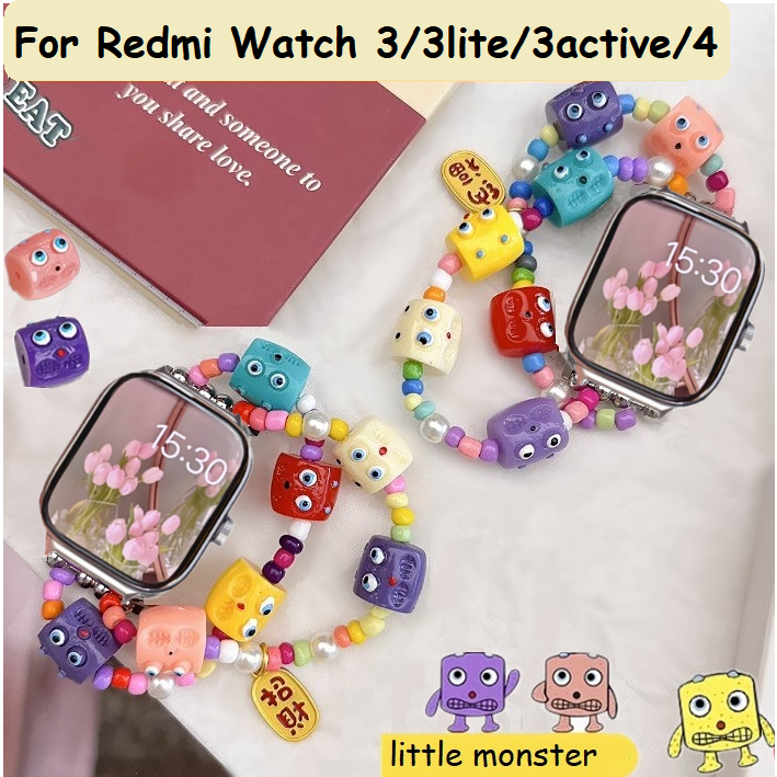 Compatible For สาย Redmi watch 5 Active Strap Little Monster Colorful Dopamine Redmi watch 5 Lite สาย Redmi Watch 3/3 lite/3 active/ 4 / Redmi watch 5 Active สาย mi band 8 pro Replacement Band Redmi Watch 3 Active Strap Redmi Watch 3 /  Redmi watch 5 สาย