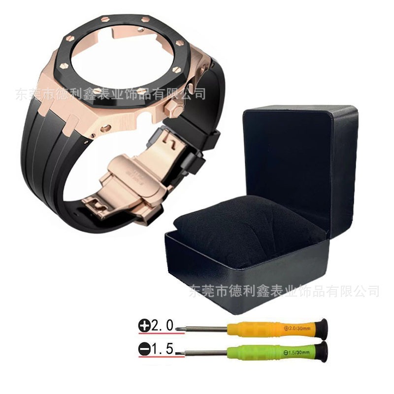 เหมาะสําหรับ Casio GA-2100 เคสสแตนเลสเทป 4th Generation GA-2110 อุปกรณ ์ เสริมเคสดัดแปลง