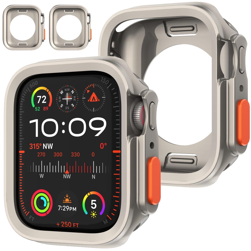 เคสนาฬิกาข้อมือ TPU แบบนิ่ม กันกระแทก สําหรับ Apple Watch 44 มม. 45 มม. 40 มม. 41 มม. iwatch SE 9 8 7 6 5 4