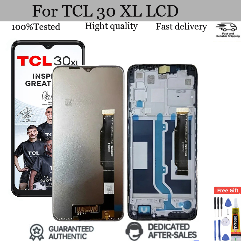 6.82'สําหรับ TCL 30 XL T671G จอแสดงผล Lcd หน ้ าจอสัมผัส Digitizer Assembly เปลี ่ ยน