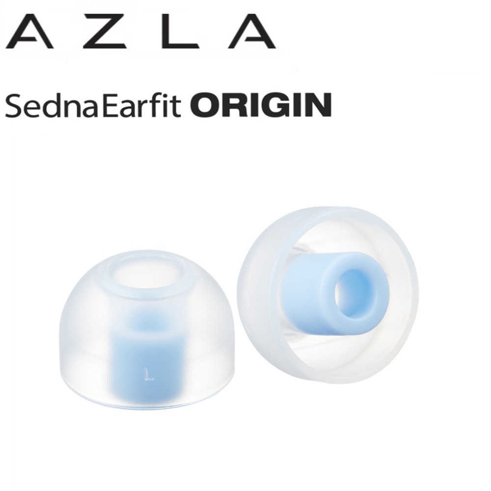 1 คู่/เซ็ต AZLA SednaEarfit ORIGIN Eartips Earplug ฝาครอบแหล่งกําเนิดทางการแพทย์ซิลิโคนแกนยาวสําหรับ