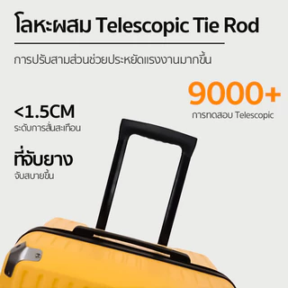 [เพิ่มความจุ 50%] กระเป๋าเดินทางล้อลาก 20/26/32นิ้ กระเป๋าเดินทางทรงถัง ใหญ่ พิเศษ USB Port Luggage
