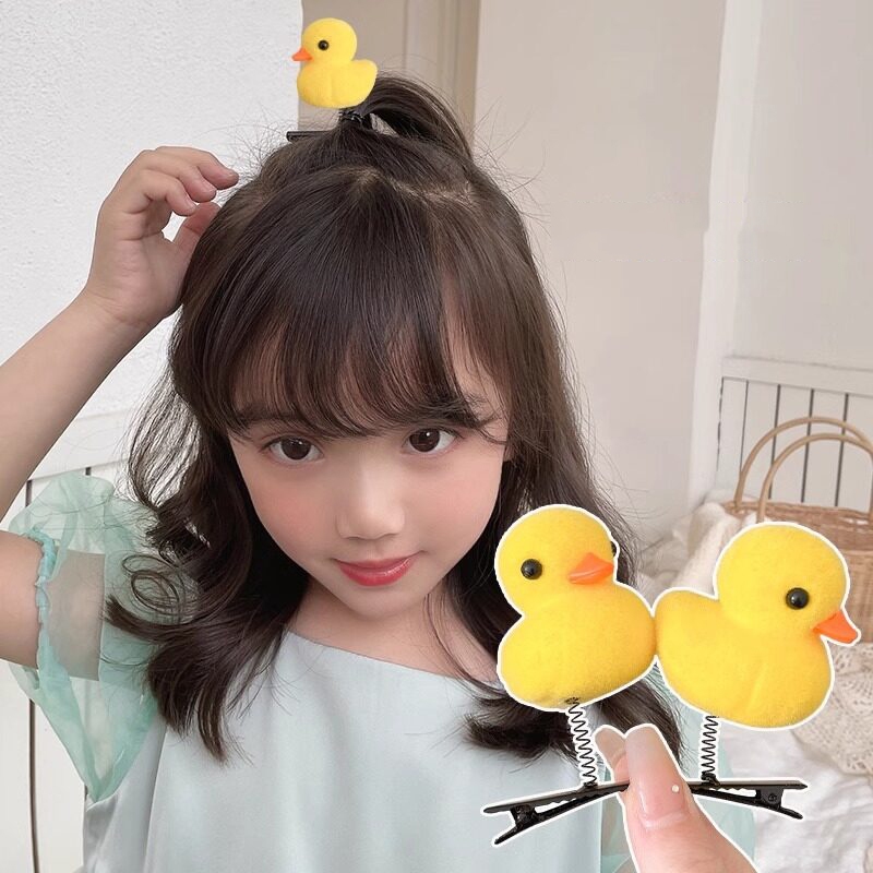 กิ ๊ บติดผมเป ็ ดสีเหลืองน ้ อยน ่ ารัก Duckbill กิ ๊ บติดผมสําหรับสาวผู ้ หญิงเครื ่ องประดับผม
