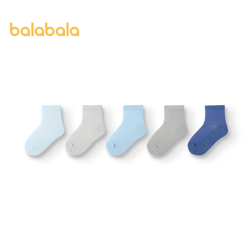 Balabala ถุงเท ้ าเด ็ กฤดูร ้ อนสีทึบถุงเท ้ าตาข ่ ายบางระบายอากาศเด ็ กชายและเด ็ กหญิงเด ็ กใหญ ่