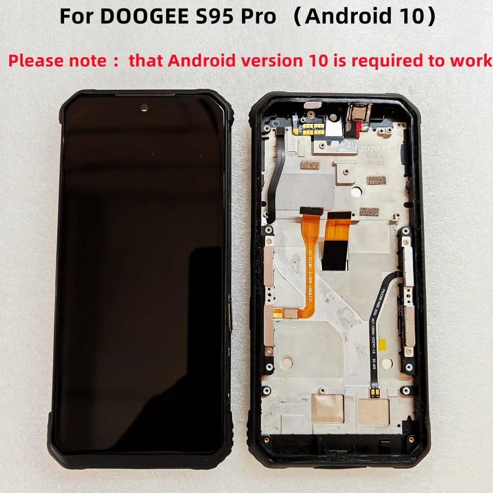 6.3 Tomato Original Doogee S95 Pro จอแสดงผล LCD และหน ้ าจอสัมผัส Digitizer Assembly สําหรับ Doogee S95Pro เปลี ่ ยนหน ้ าจอ Android 10