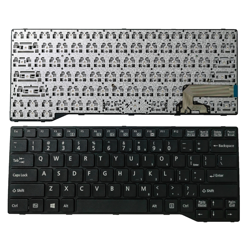 สําหรับ Fujitsu Lifebook E733 E734 E743 U745 E744 E546 E547 E544 E736 แป้นพิมพ์ US