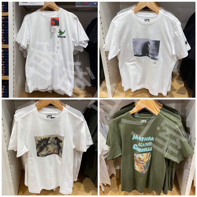 Un0 Monster Godzilla joint เสื้อยืดผ้าฝ้ายคอกลมพิมพ์ลายคอกลมสําหรับผู้ชายและผู้หญิง 435431