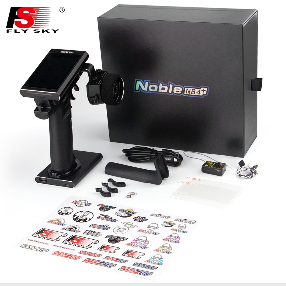 Flysky FS-NB4+ NB4 Plus 2.4 Ghz 8CH AFHDS3 รีโมทคอนโทรล USB Type-C อินเทอร์เฟซ 3.5 นิ้ว IPS Touchscr