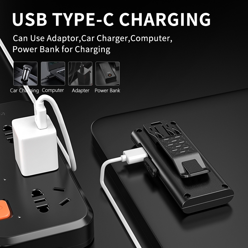 Smiling Shark TIP065 COB Mini Work Light ไฟฉาย LED USB ชาร ์ จมัลติฟังก ์ ชั ่ แบบพกพาพวงกุญแจกลางแจ ้ ง Camping เดินบํารุงรักษารถยนต ์ — صورة 8