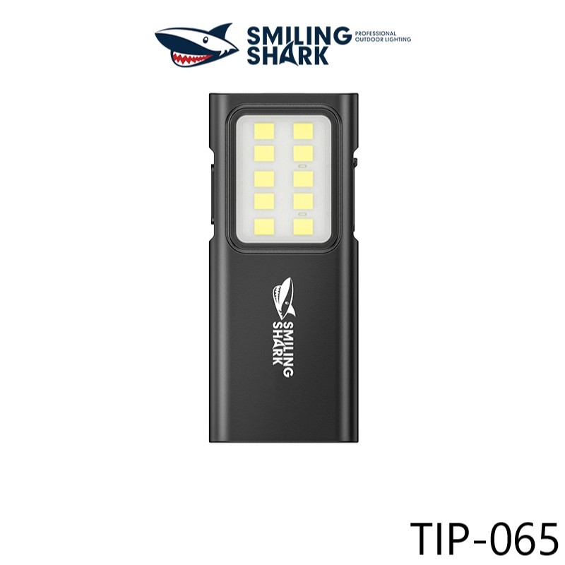Smiling Shark TIP065 COB Mini Work Light ไฟฉาย LED USB ชาร ์ จมัลติฟังก ์ ชั ่ แบบพกพาพวงกุญแจกลางแจ ้ ง Camping เดินบํารุงรักษารถยนต ์
