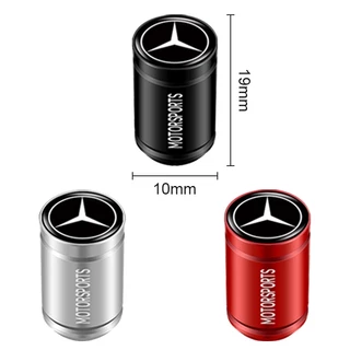 ฝาครอบวาล์วล้อรถยนต์ อลูมิเนียม กันฝุ่น สําหรับ Mercedes Benz Class W212 W211 W210 W203 W204 W205 CLA GLK CLS A C E 4 ชิ้น