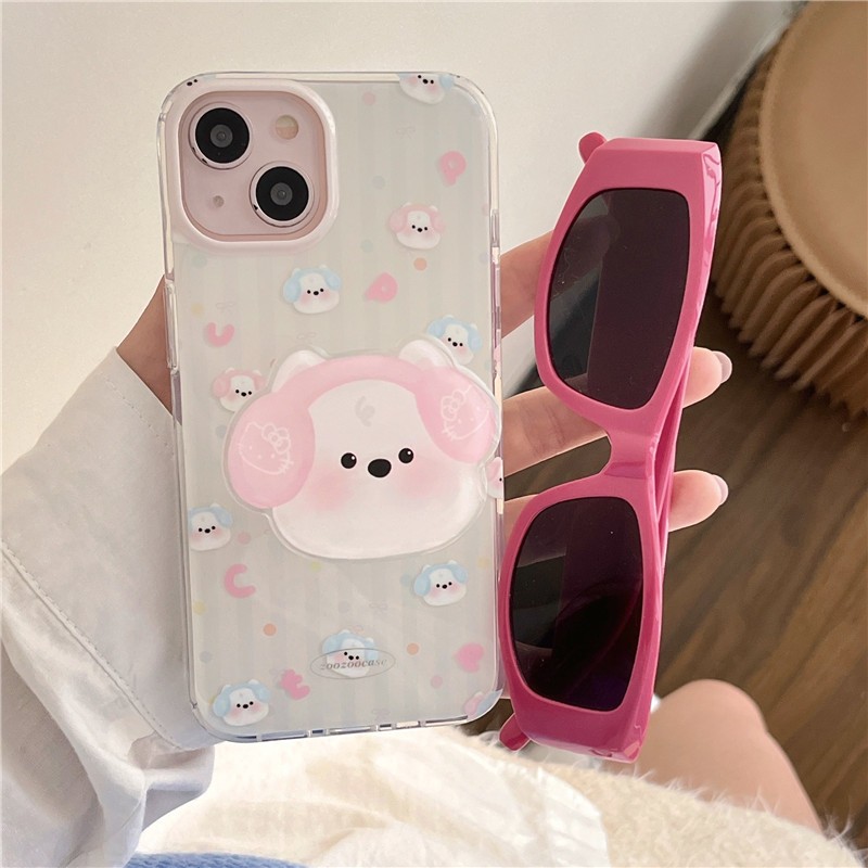 Iphone 15 pro max 14 pro msx ลายลูกสุนัขลายจุด วัสดุ TPU กระบวนการ IMD เคสโทรศัพท ์