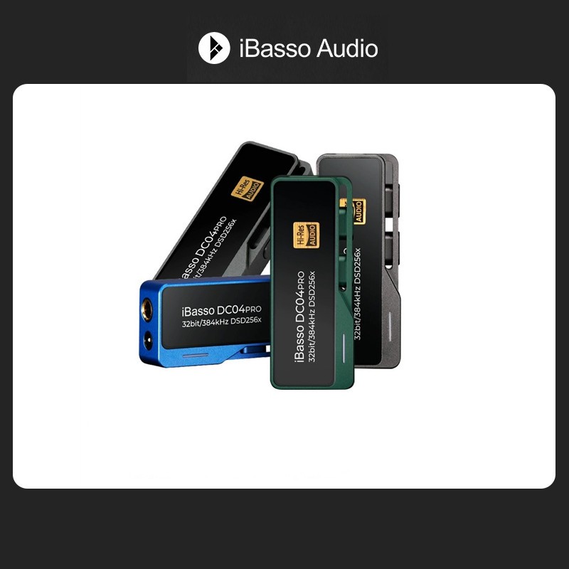 Ibasso DC04 Pro CS43131 DAC ถอดรหัส Amp ประเภท C ถึง 3.5 มม.4.4 มม.สําหรับโทรศัพท์ Android Lossless 