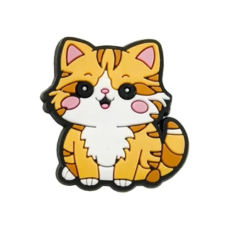 การ์ตูนน่ารัก สัตว์เลี้ยงแมวและสุนัข charms แบบDIY สำหรับ ประดับรองเท้า และเป็นของขวัญสำหรับเด็ก