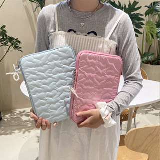 กระเป ๋ าแล ็ ปท ็ อป Han สไตล ์ Ins Love Heart Bow Tie Pear…