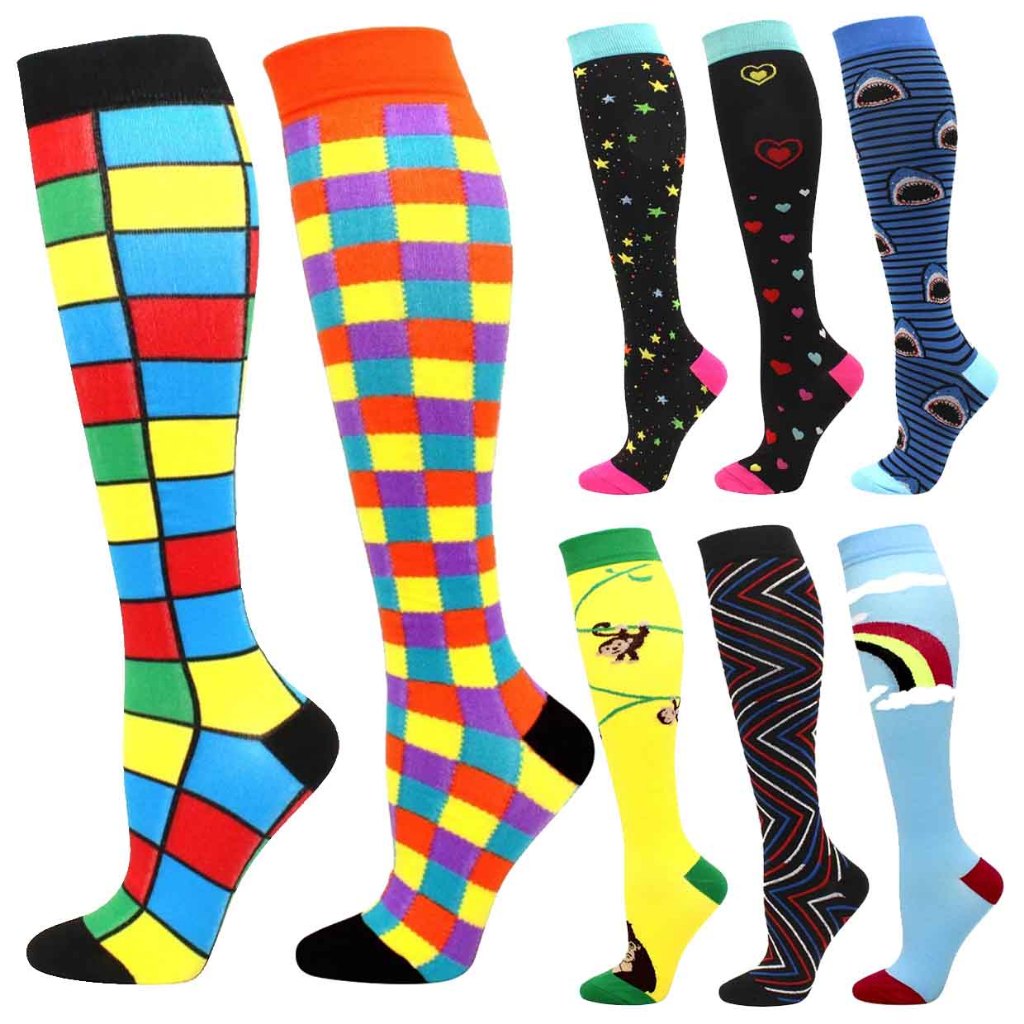 Running New Compression Pantyhose Compression Care socks รูปที่ 2