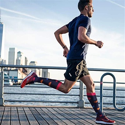 Running New Compression Pantyhose Compression Care socks รูปที่ 3