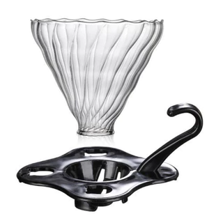 ดริปเปอร์ V60 วัสดุแก้ว แท้จากญี่ปุ่น 1-2 ถ้วย/2-4ถ้วย Glass Dripper CoffeeTimeShop