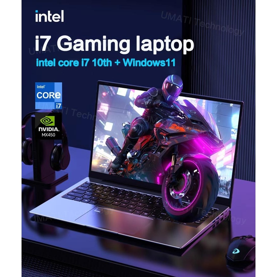 2024 Lenovo แล็ปท็อปใหม่  Intel Core i7 RAM 16GB/SSD 1TB 15.6 สำหรับเกม ระบบปฏิบัติการแล็ปท็อปใหม่ ข