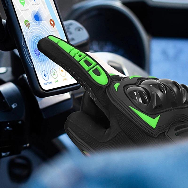 ถุงมือขี่มอเตอร์ไซค์ถุงมือป้องกันความปลอดภัยหน้าจอสัมผัสกันน้ํากันลื่นและทนต่อการสึกหรอ - รูปที่ 4