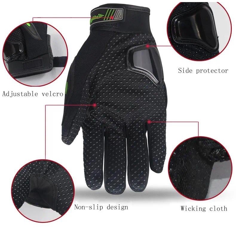 ถุงมือขี่มอเตอร์ไซค์ถุงมือป้องกันความปลอดภัยหน้าจอสัมผัสกันน้ํากันลื่นและทนต่อการสึกหรอ - รูปที่ 3