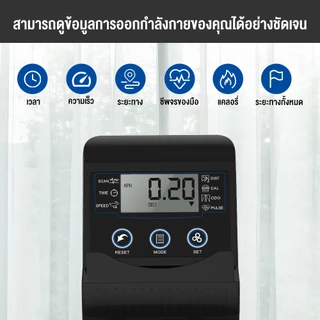 OneTwoFit จักรยานออกกําลังกาย Spin Bike ปรับระดับความต้านทานได้ 8 ระดับ ปรับระดับแรงต้านได้ ใช้งานเงียบ เครื่องปั่นจักรยาน 120KG