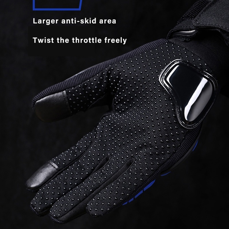 ถุงมือขี่มอเตอร์ไซค์ถุงมือป้องกันความปลอดภัยหน้าจอสัมผัสกันน้ํากันลื่นและทนต่อการสึกหรอ - รูปที่ 5