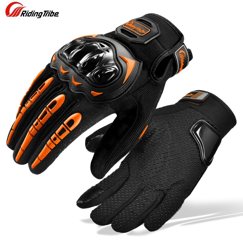 ถุงมือขี่มอเตอร์ไซค์ถุงมือป้องกันความปลอดภัยหน้าจอสัมผัสกันน้ํากันลื่นและทนต่อการสึกหรอ - รูปที่ 2