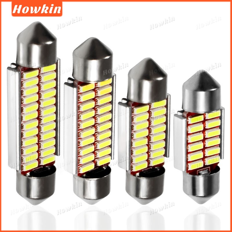31 มม.36 มม.39 มม.41 มม.C5W C10W 4014 SMD LED CANBUS รถ Festoon โคมไฟโดมไฟ