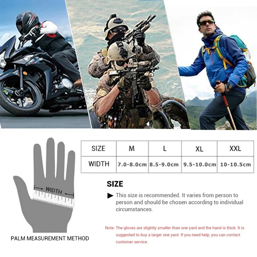 ถุงมือขี่มอเตอร์ไซค์ถุงมือป้องกันความปลอดภัยหน้าจอสัมผัสกันน้ํากันลื่นและทนต่อการสึกหรอ - รูปที่ 6