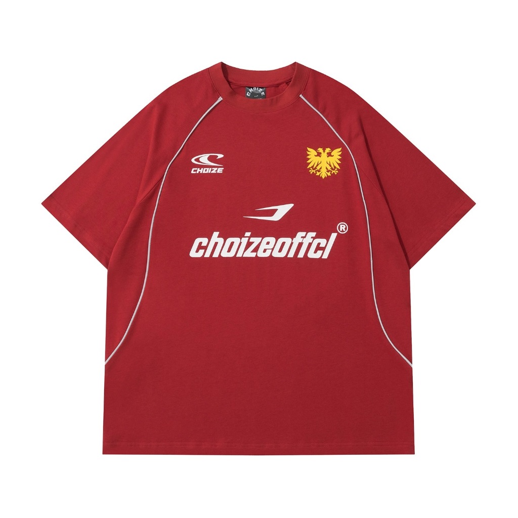 เสื้อยืดแขนห้าส่วน พิมพ์ลายตัวอักษร แถบสะท้อนแสง สไตล์วินเทจ อเมริกัน สตรีท สําหรับผู้ชาย